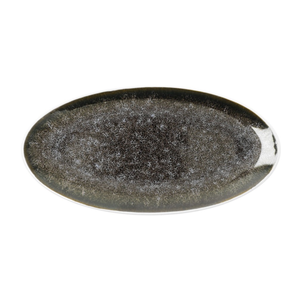 Tablett für Snacks Bidasoa Elite Braun 25 X 12,5 CM (6 Stück)