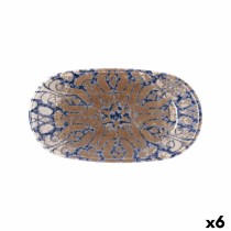 Tablett für Snacks Bidasoa Deneb Hydrozero Braun 26 x 14,5 cm (6 Stück)