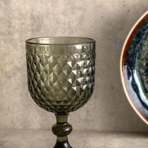 Wineglass Bidasoa Elite Grey Glass 350 ml (6 Units)