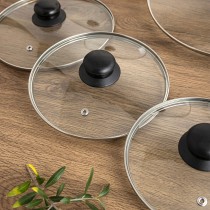 Pan lid Quid Renova Transparent Glass Ø 32 cm (6 Units)