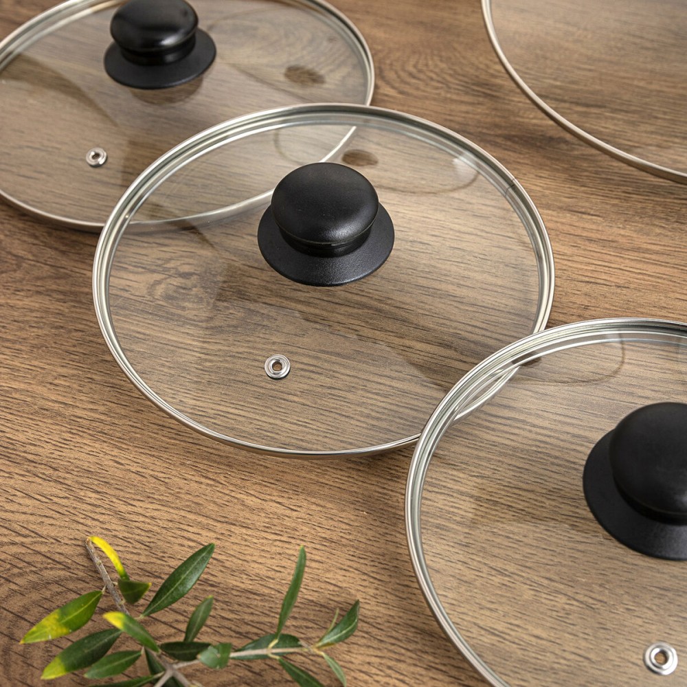 Pan lid Quid Renova Transparent Glass Ø 32 cm (6 Units)