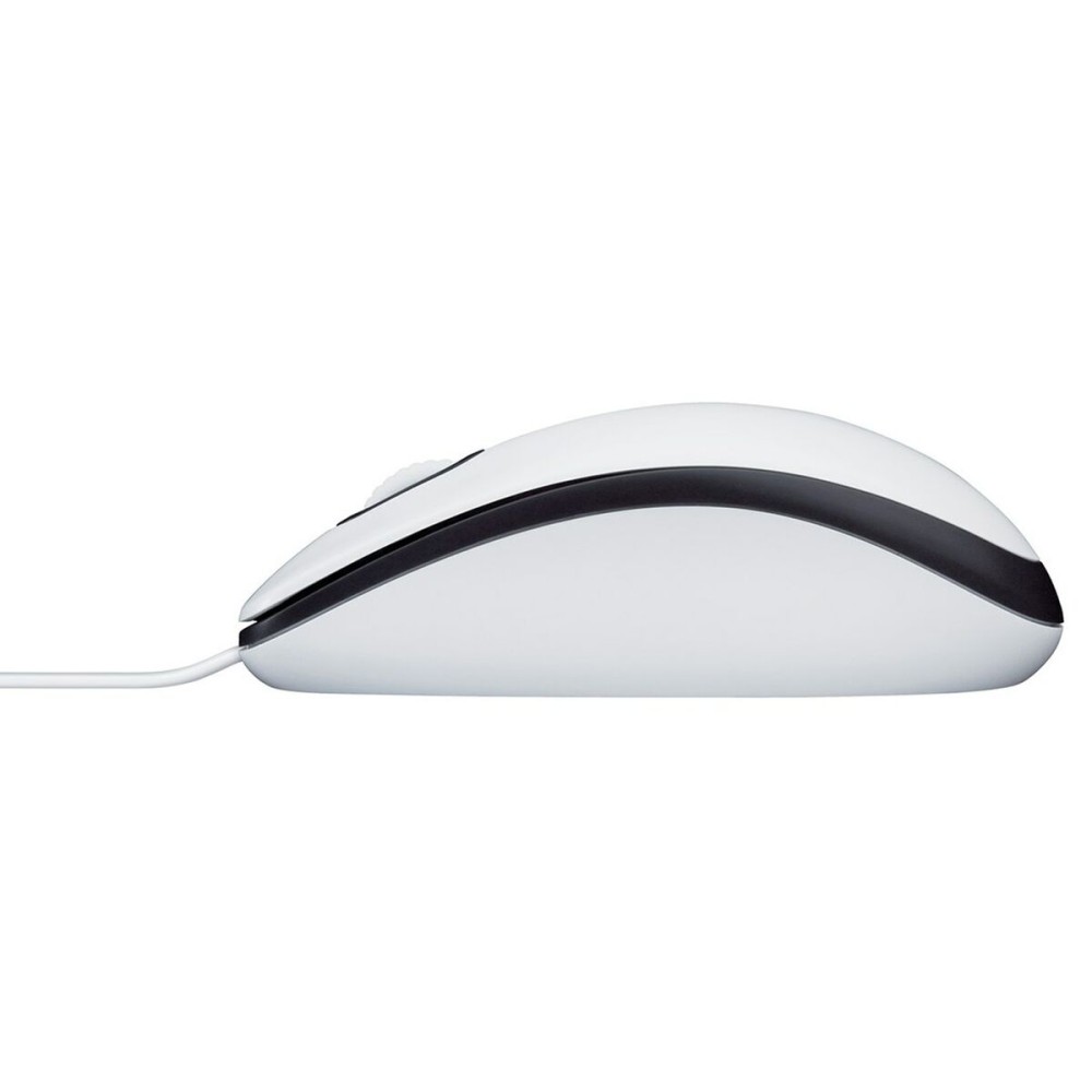 Mouse with Cable and Optical Sensor Logitech 910-006764 White 1000 dpi