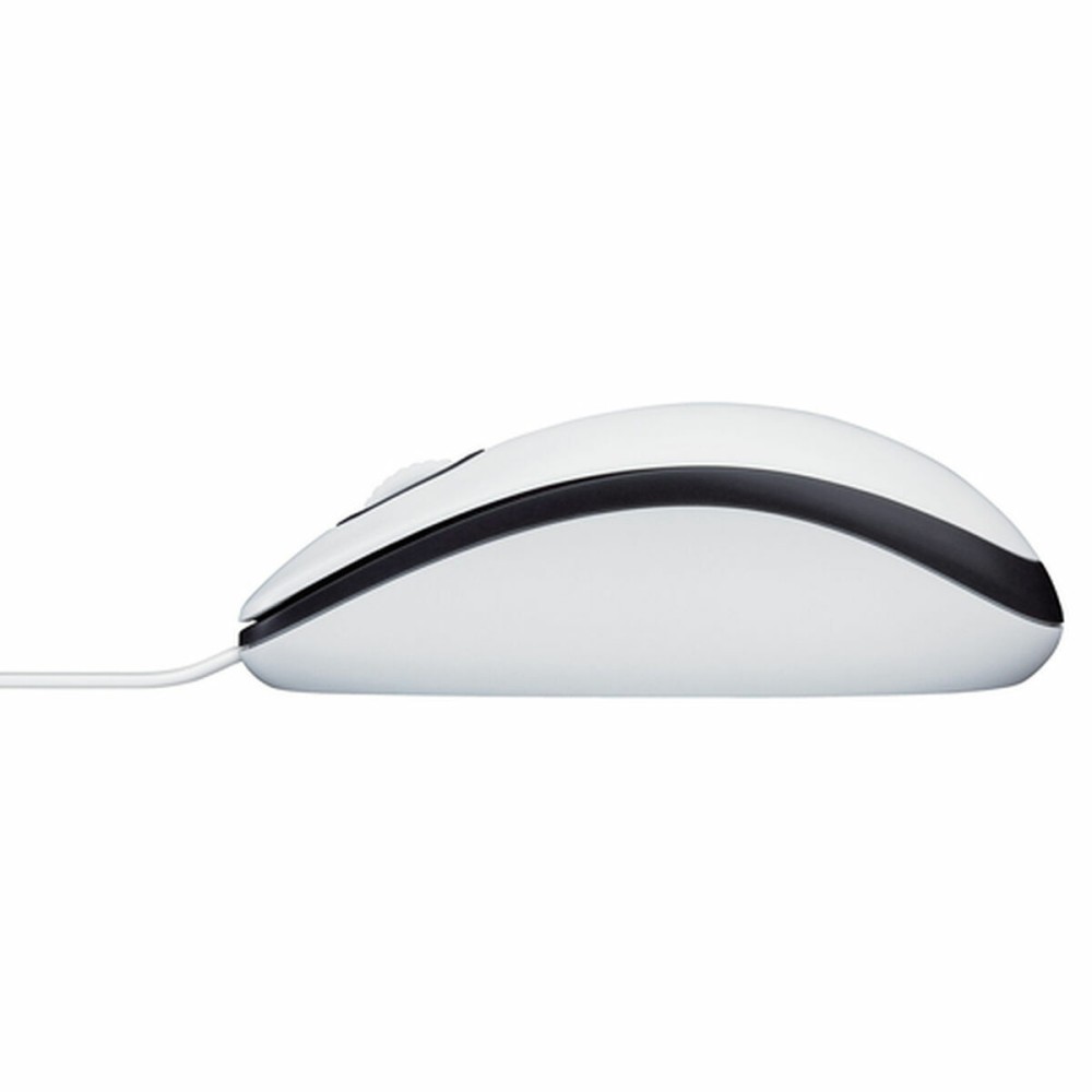 Mouse with Cable and Optical Sensor Logitech 910-006764 White 1000 dpi