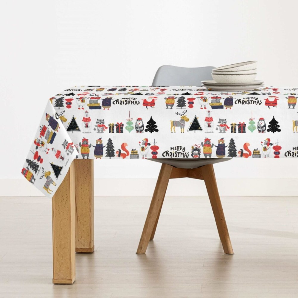 Stain-proof resined tablecloth Belum Noel Multicolour 100 x 140 cm