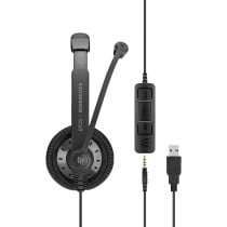 Headphones with Microphone Epos Black Bluetooth