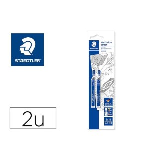Druckbleistift Staedtler 2507HBBK2D Schwarz (2 Stück)