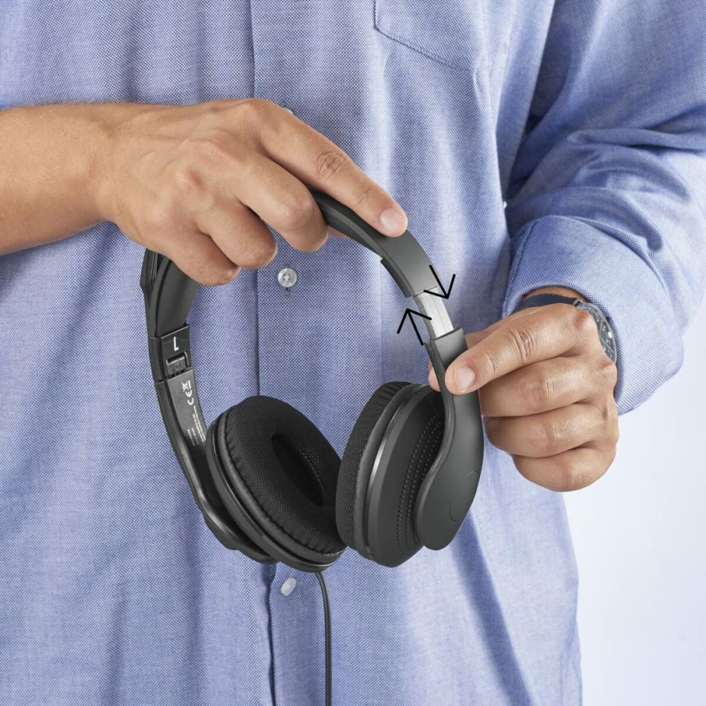 Gaming Headset mit Mikrofon Hama 00139935 Schwarz