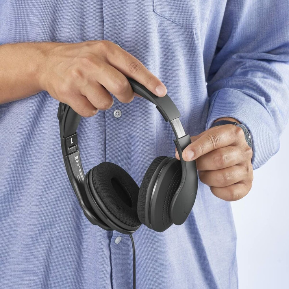Gaming Headset mit Mikrofon Hama 00139935 Schwarz