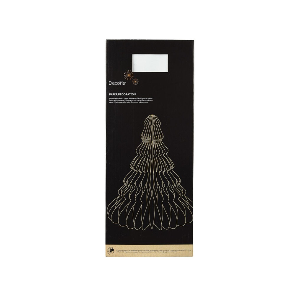 Christmas Tree Decoris White Paper Ø 48 x 60 cm