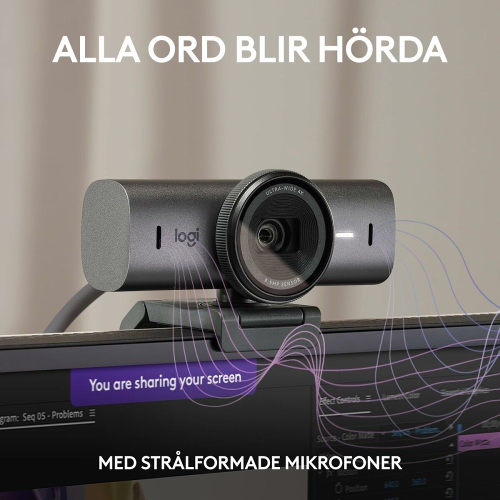Webcam Logitech 960-001559 4K Ultra HD