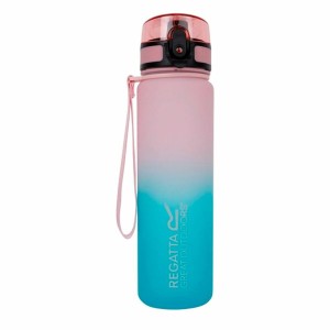 Water bottle Regatta Tritan Flip Blue Pink 600 ml