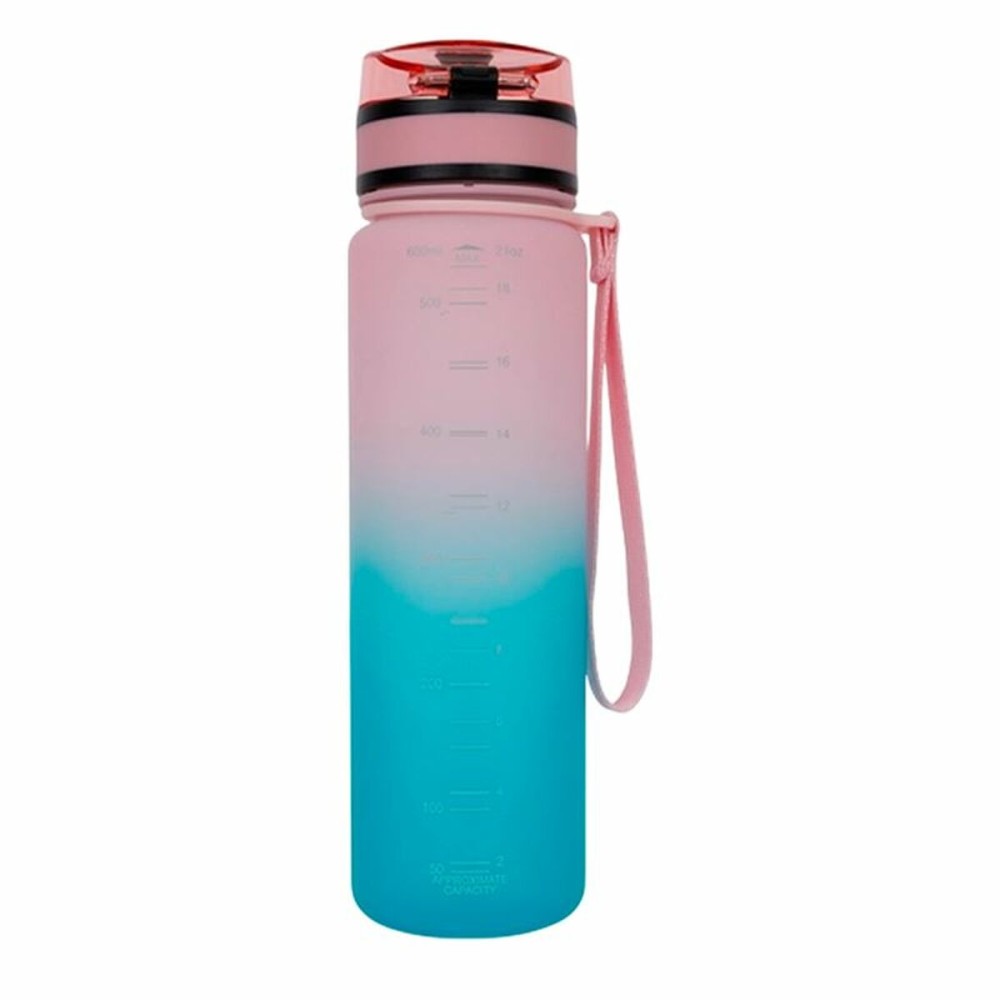 Water bottle Regatta Tritan Flip Blue Pink 600 ml