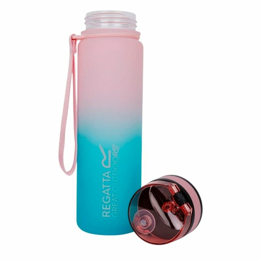 Water bottle Regatta Tritan Flip Blue Pink 600 ml