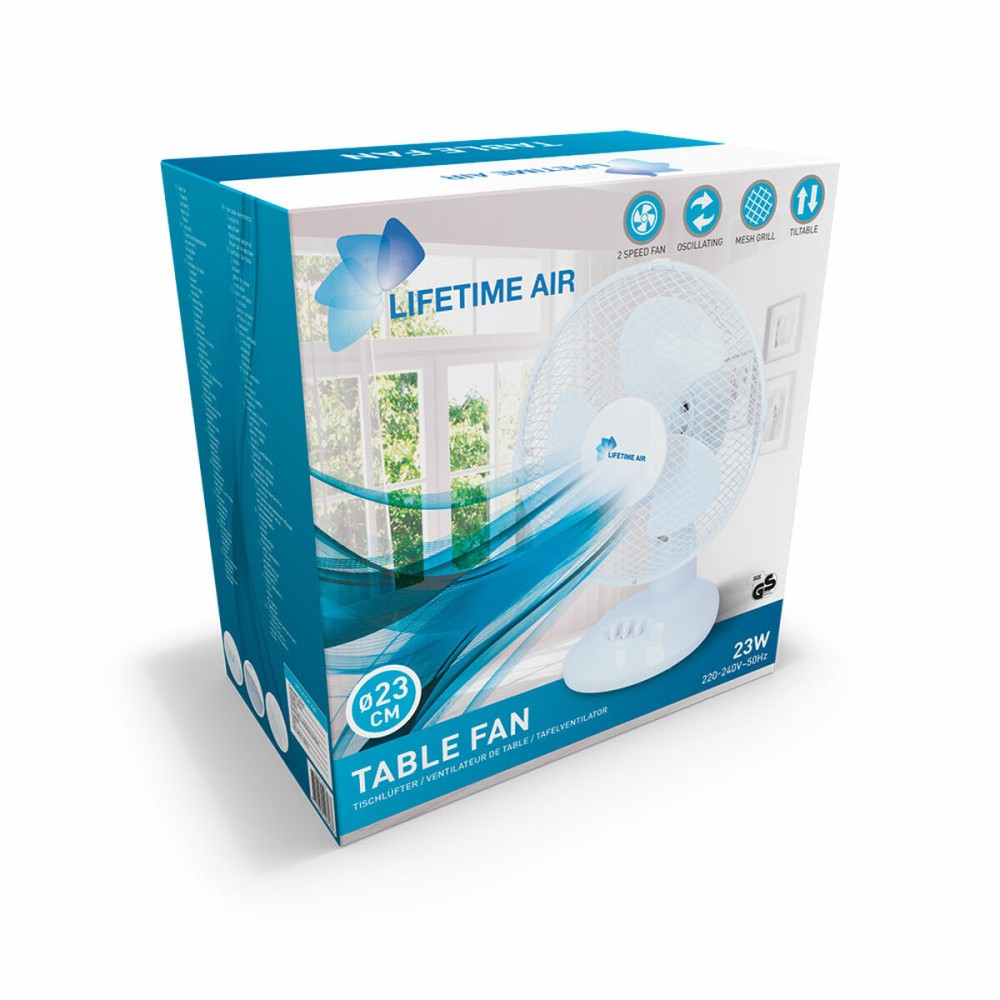 Table Fan Lifetime White 22 W 27 x 21 x 35,2 cm