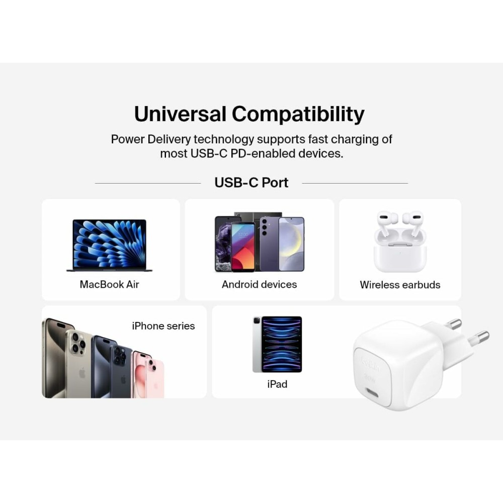Câble USB vers Lightning Belkin WCA008KQ1MWH-B5