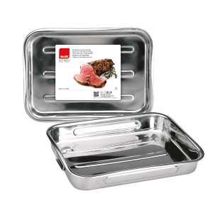 Backofenform Ibili Edelstahl 7,4 l Silberfarben