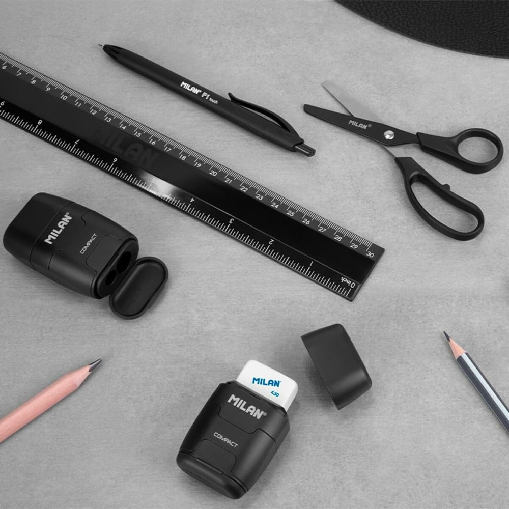 Pencil Sharpener Milan compactserie especial shadow Black Natural rubber