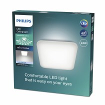 LED-Deckenleuchte Philips mauve 24 W 43 x 43 x 7,5 cm Weiß Metall (4000 K)