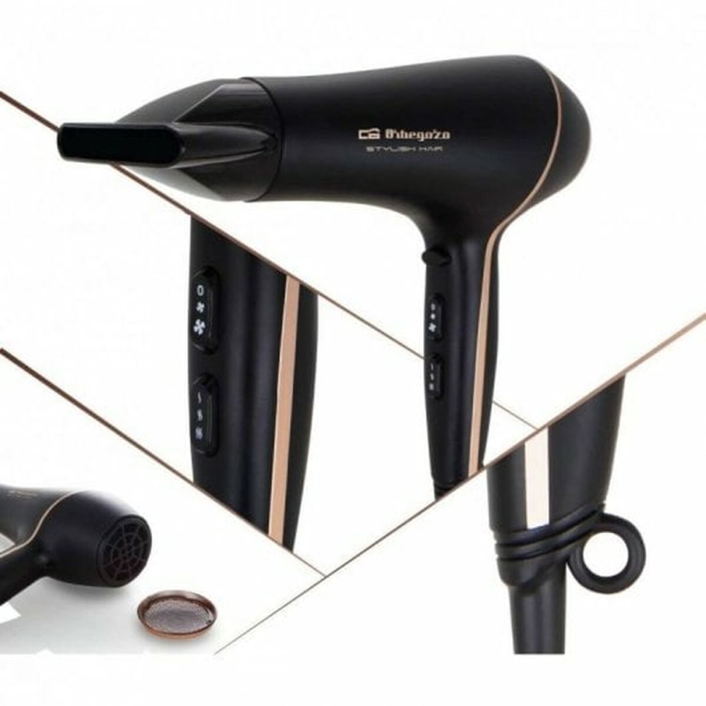 Hairdryer Orbegozo SE-2065 2000 W Black