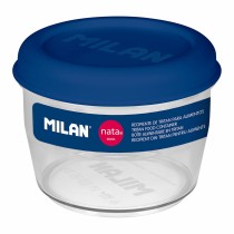 Lunchbox hermetisch Milan 500 ml Blau Durchsichtig Kunststoff kreisförmig Ø 12 cm