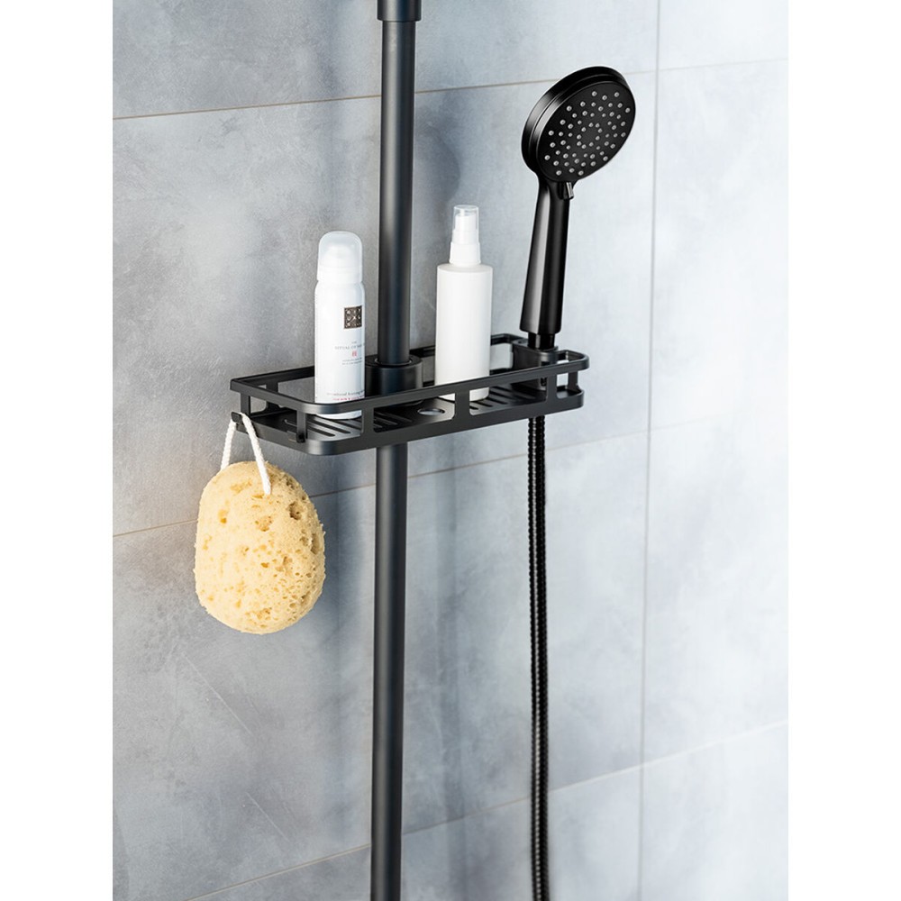 Bathroom Shelves Wenko libertà Black ABS