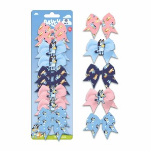 Accessoires pour les Cheveux Bluey Multicouleur 10 Pièces