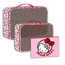 Nécessaire de Voyage Hello Kitty Rouge
