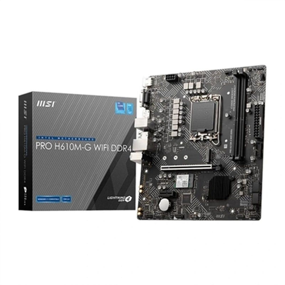 Carte Mère MSI PRO H610M-G WIFI DDR4 LGA 1700