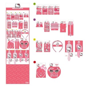Hair Clips Hello Kitty Pink