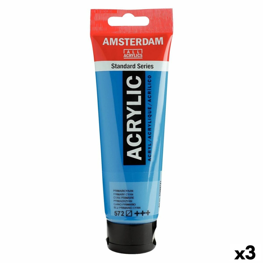 Acryl-Gemälde Talens Amsterdam Türkis 120 ml (3 Stück)