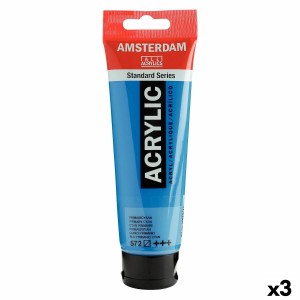 Acryl-Gemälde Talens Amsterdam Türkis 120 ml (3 Stück)