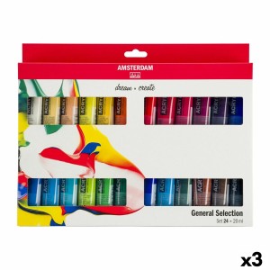 Acrylfarben-Set Talens Bunt 20 ml 24 Stücke (3 Stück)