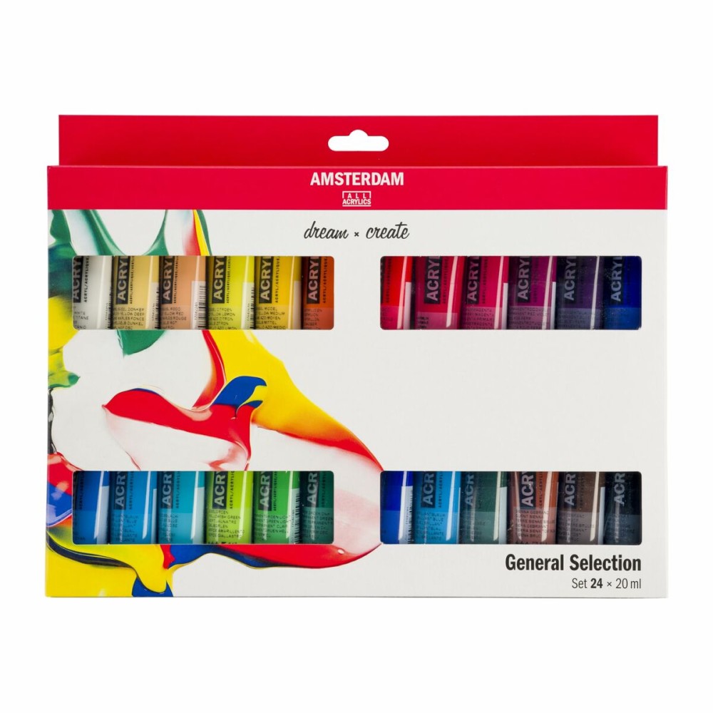 Acrylfarben-Set Talens Bunt 20 ml 24 Stücke (3 Stück)