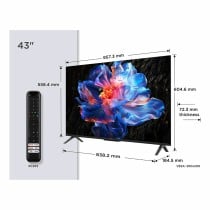TV intelligente TCL 43P6K 43" 4K Ultra HD LED HDR D-LED