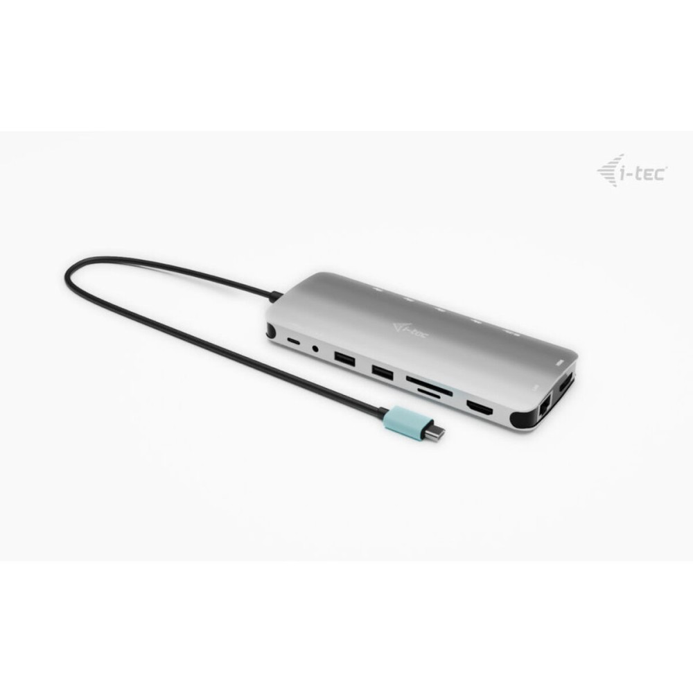 Hub USB i-Tec C31NANOTRIPLEDOCKPD Grau