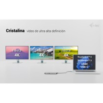 Hub USB i-Tec C31NANOTRIPLEDOCKPD Grau