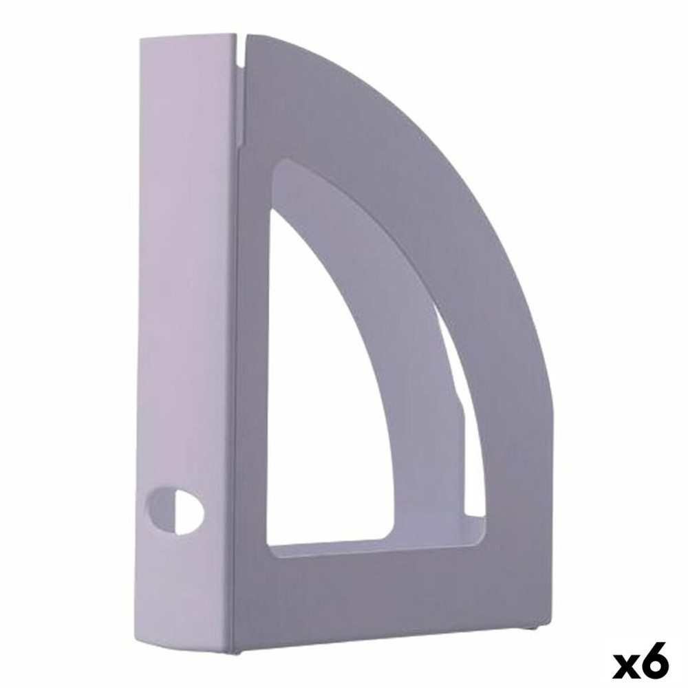 Zeitschriftenkorb Archivo 2000 Violett A4 Wiederverwertbar 25 x 8 x 32 cm (6 Stück)