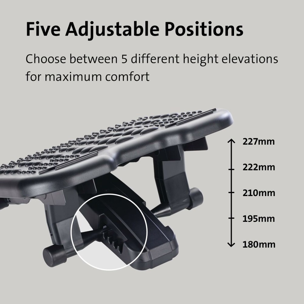 Footrest Kensington SOLEMASSAGE Black (4 Units)