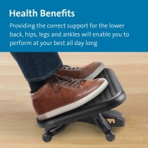 Footrest Kensington SOLEMASSAGE Black (4 Units)