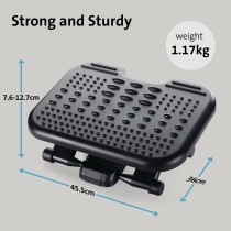 Footrest Kensington SOLEMASSAGE Black (4 Units)