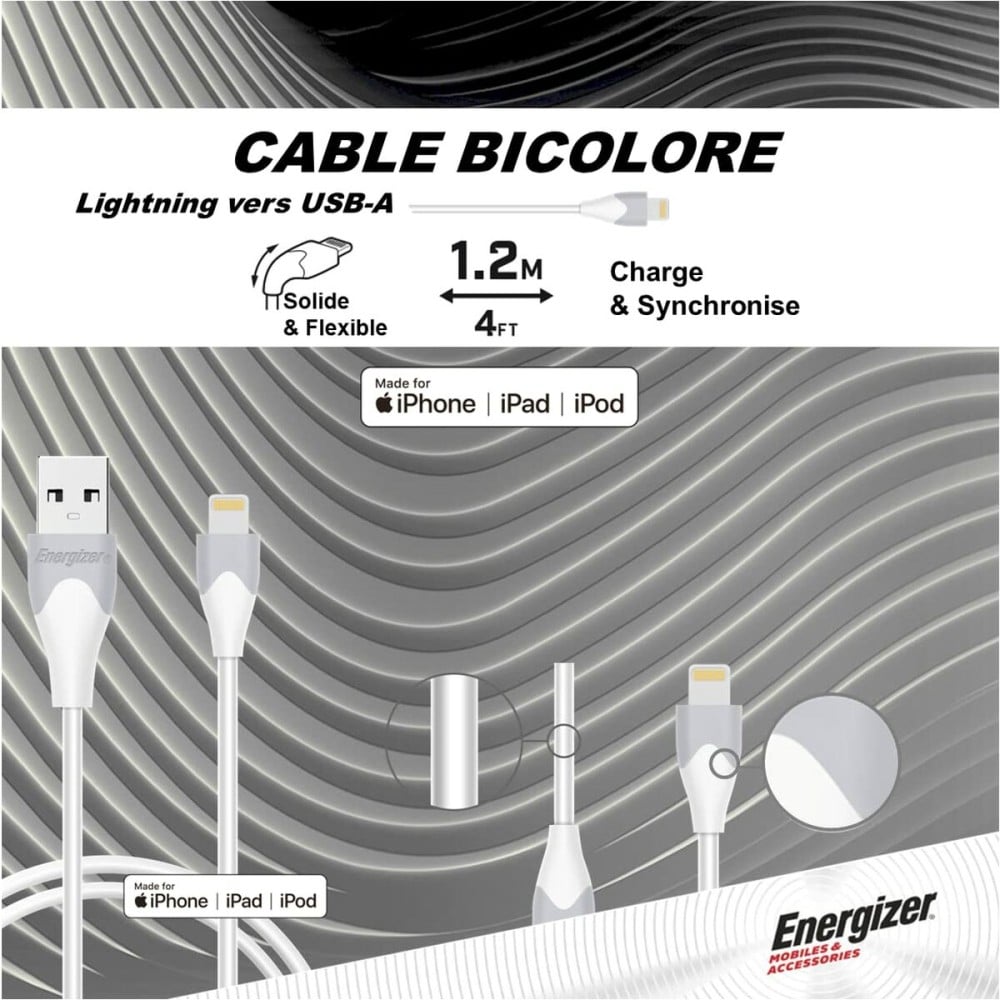 Lichtkabel Energizer C610LGWH