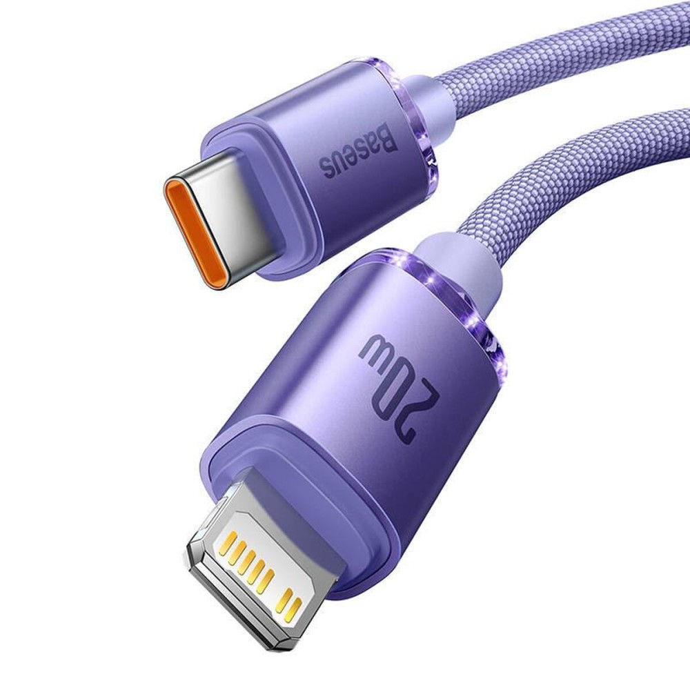 USB-C to Lightning Cable Baseus CAJY000205 Purple 1,2 m