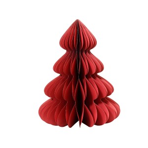 Weihnachtsbaum Decoris Rot Papier Ø 72 x 90 cm