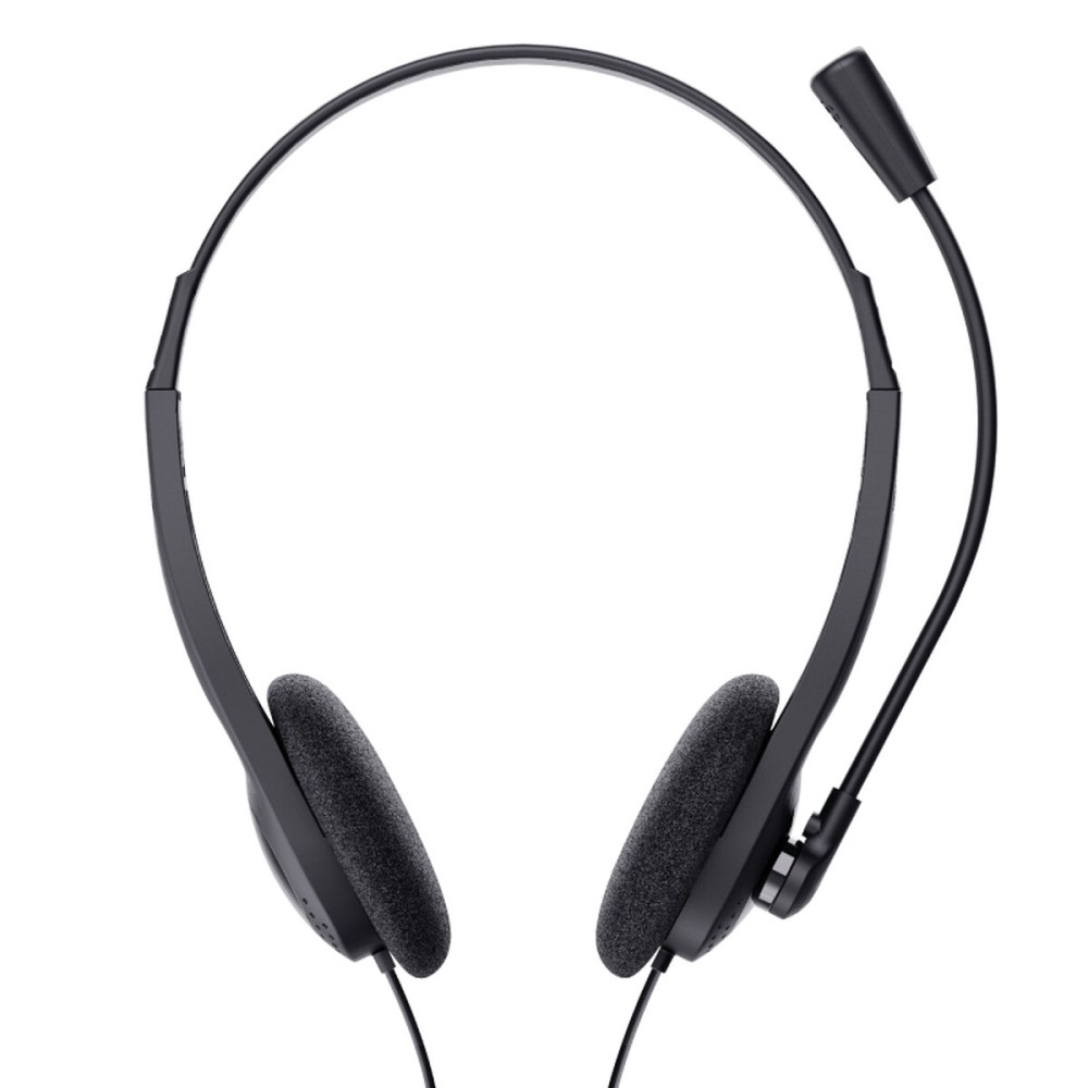 Headphones with Microphone Trust 24659 Black