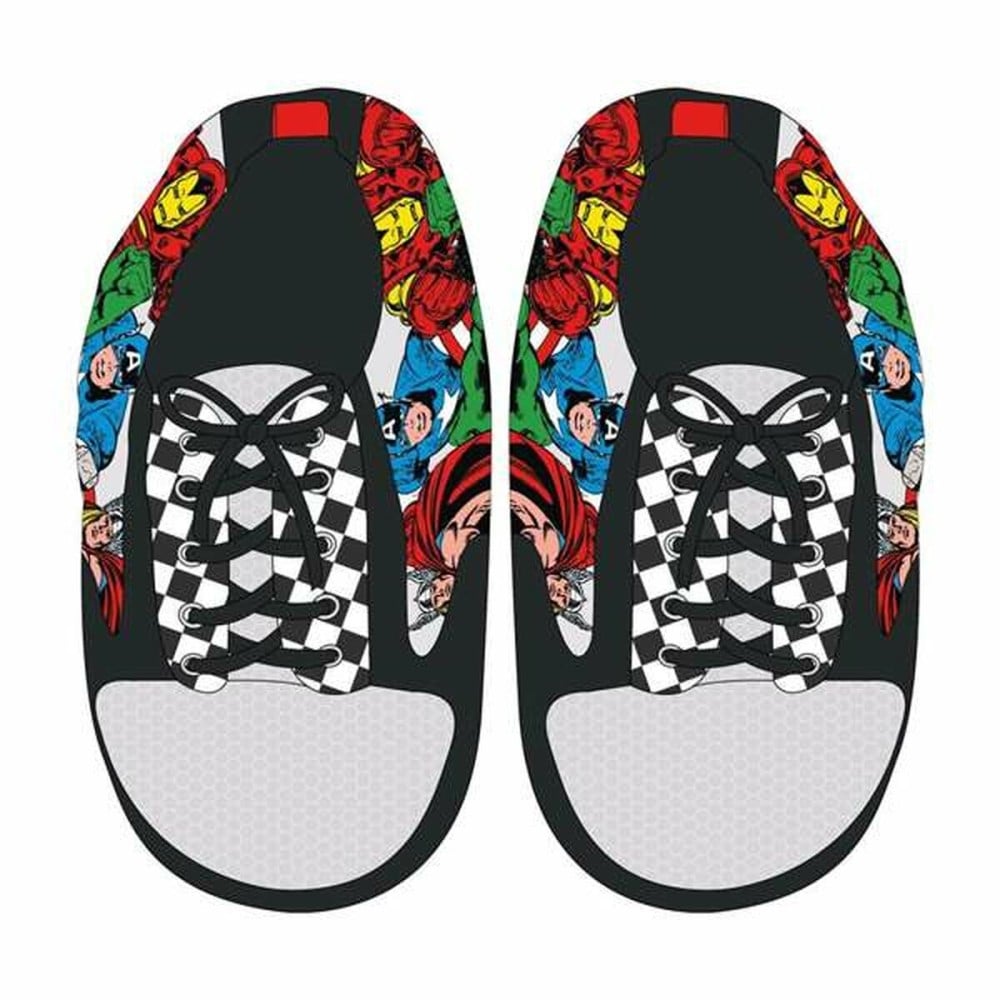 House Slippers Marvel Black
