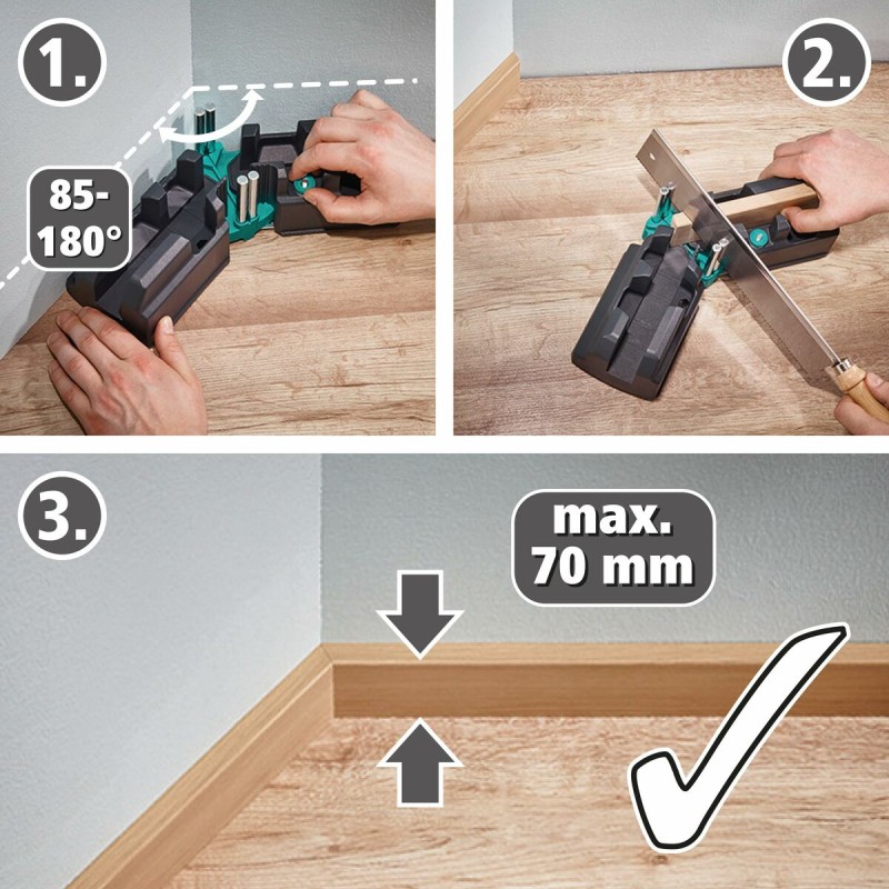 False Angle Bracket Wolfcraft 6948000 Mitre saw