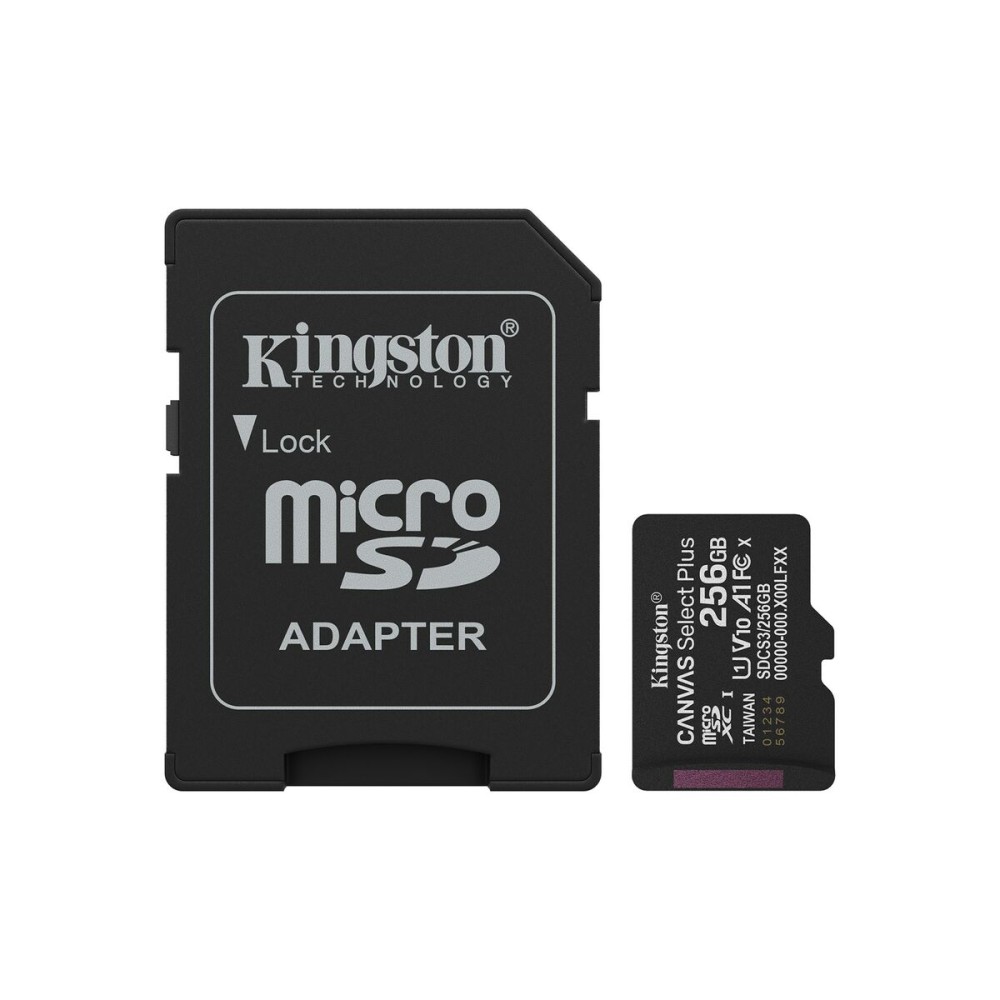 Micro SD Memory Card with Adaptor Kingston SDCS3/256GB 256 GB