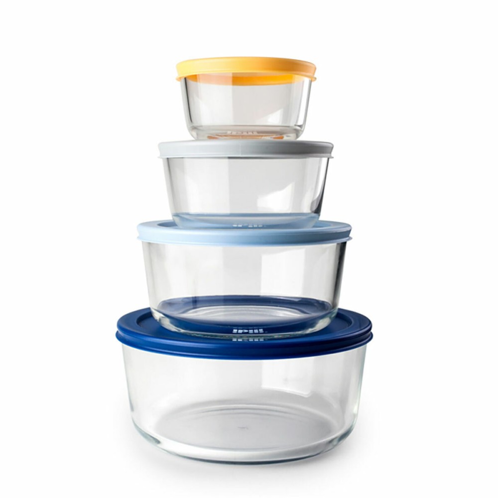 4 Lunchbox-Set Ibili 689200 Durchsichtig Kunststoff