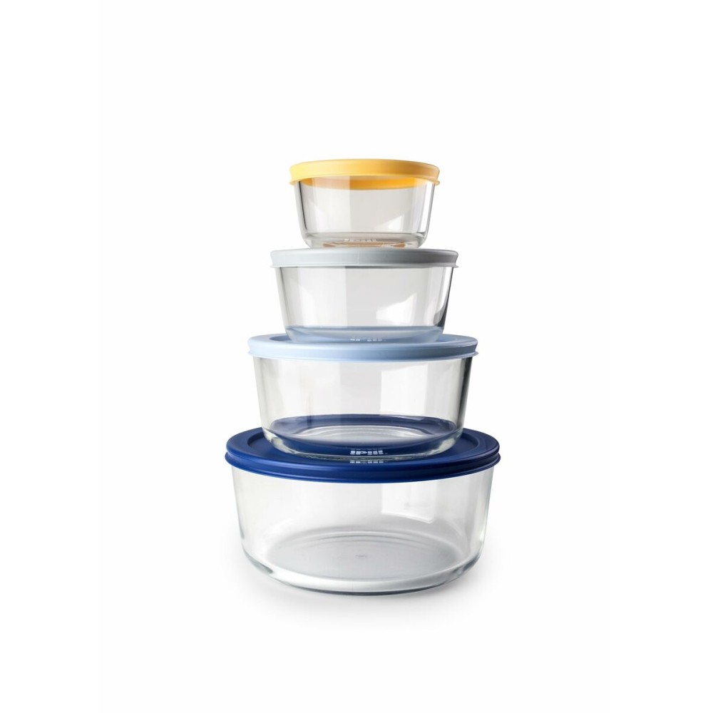 4 Lunchbox-Set Ibili 689200 Durchsichtig Kunststoff