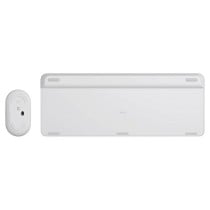 Keyboard and Mouse Logitech MK470 White French AZERTY